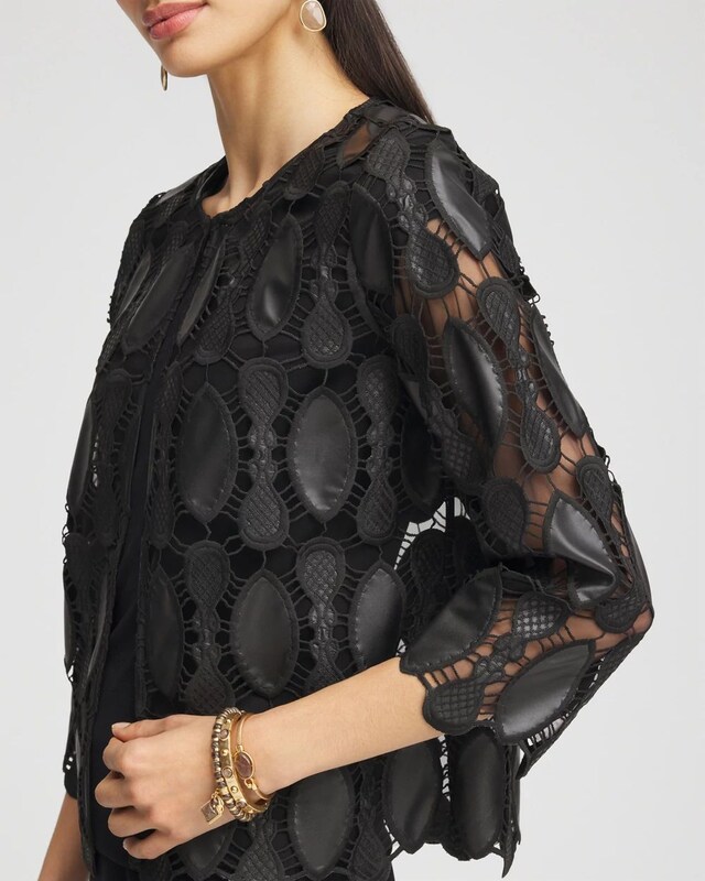 Travelers Collection Faux Leather Jacket - image 4